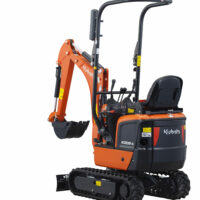 Ein Studiobild des Minibaggers KUBOTA K008-5