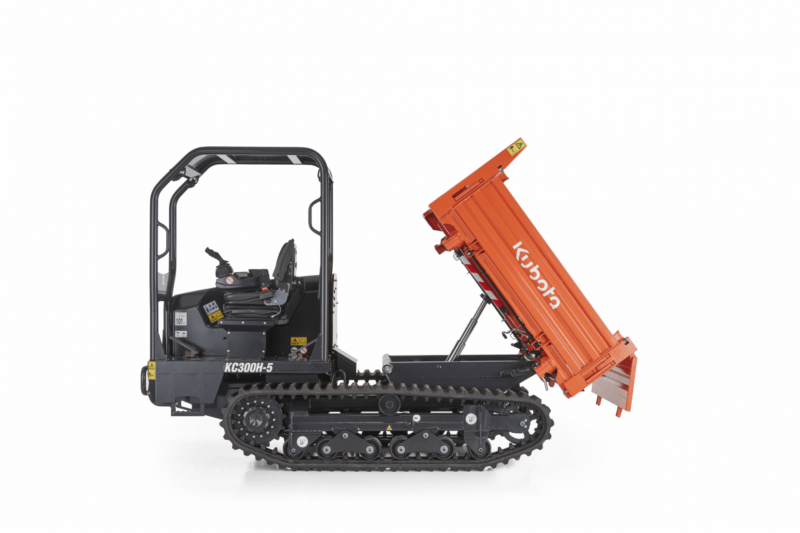 Ein Studiobild des Dumpers Kubota-KC300H