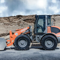Ein Bild des Radladers WEYCOR AR 530 im Einsatz