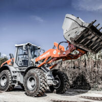 Ein Bild des Radladers WEYCOR AR 660 im Einsatz