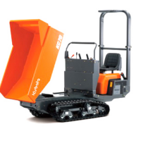 Ein Studiobild des Dumpers KUBOTA KC70