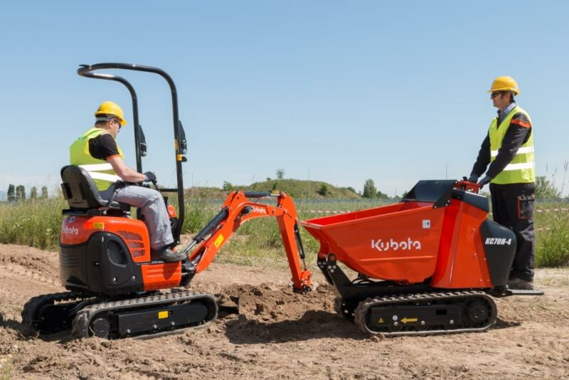 Ein Bild des Dumpers kubota_kc70h_4 im Einsatz